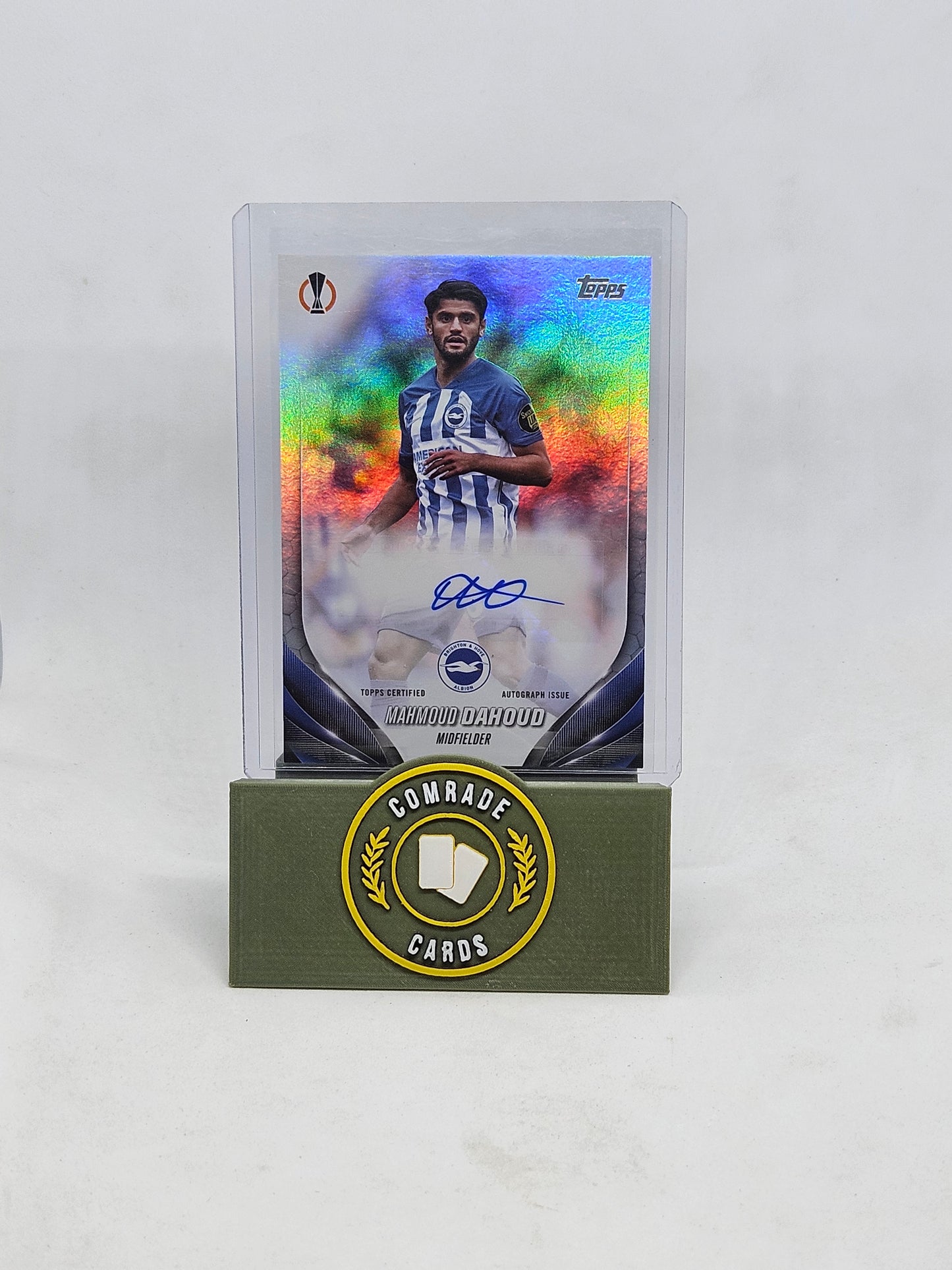 Mahmoud Dahoud (Brighton) Autographed Card Topps UCC 2023-2024