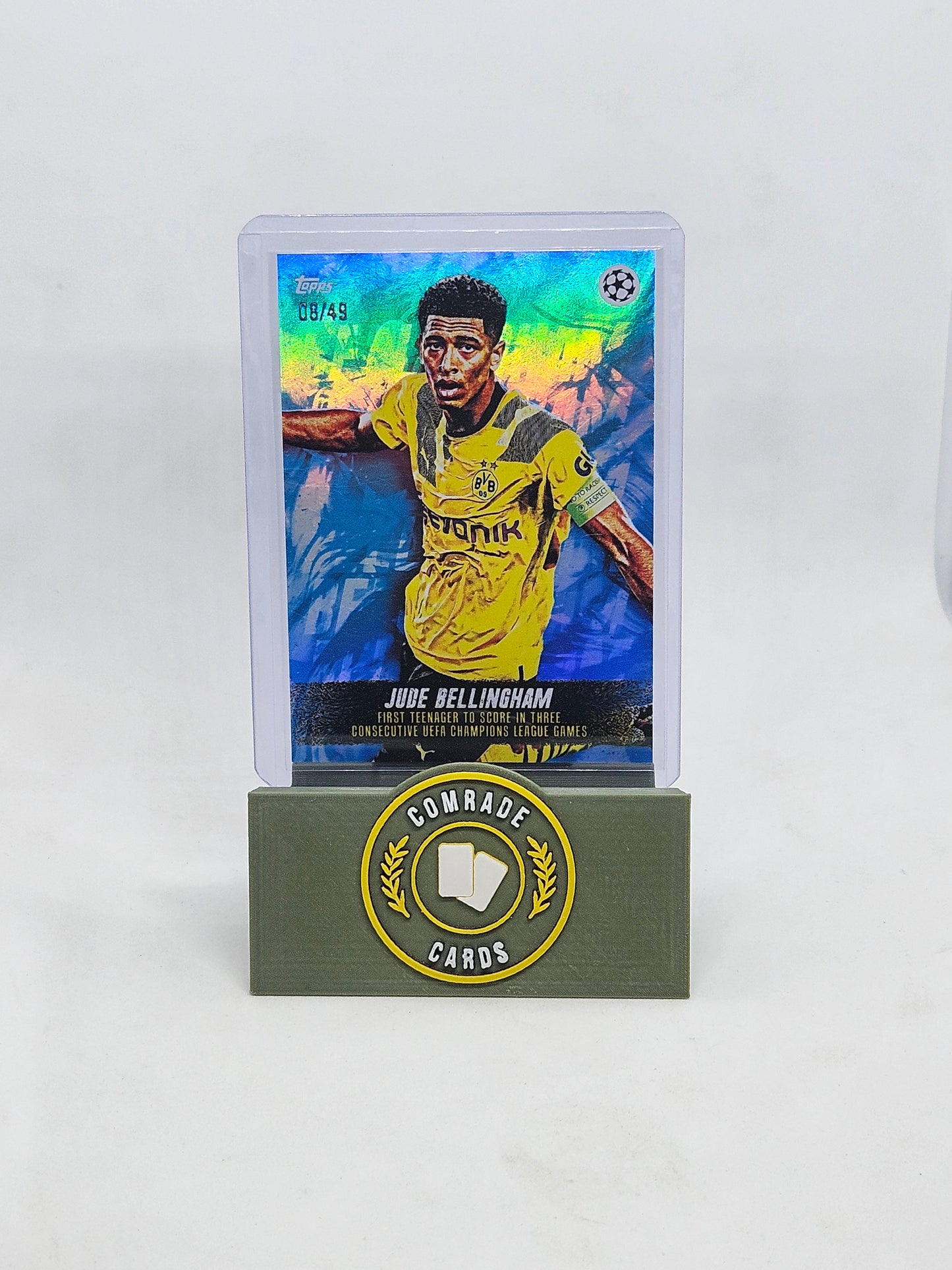 Jude Bellingham (Dortmund) 08/49 Topps Jude Bellingham Platinum Set 2021-2022