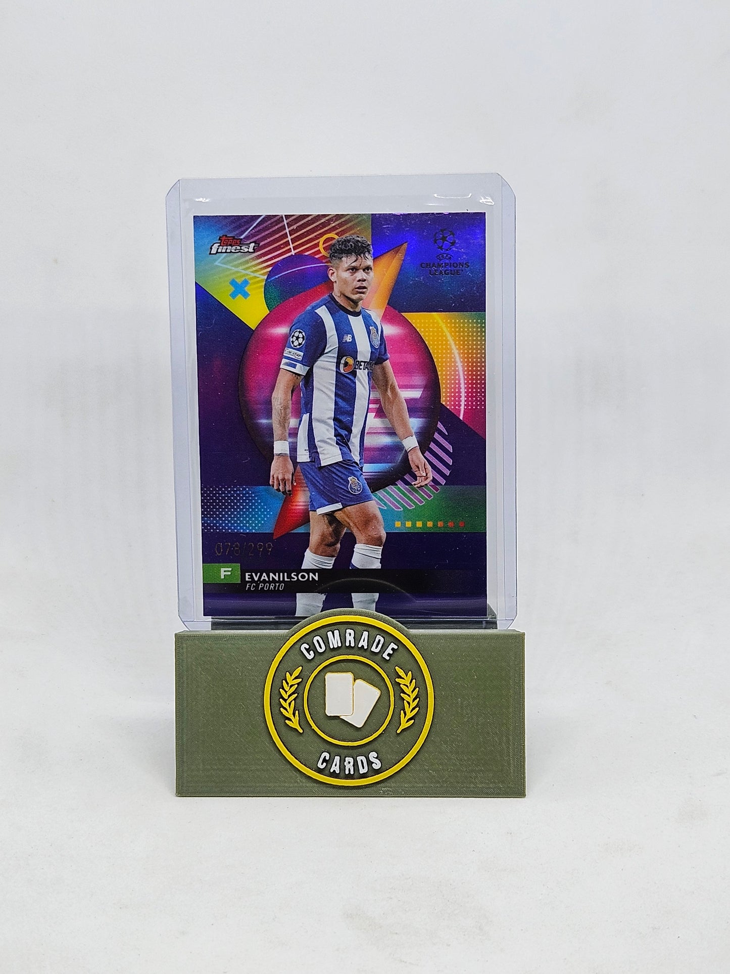 Evanilson (Porto) 078/299 Topps Finest 2023-2024