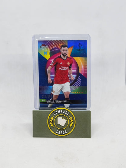 Bruno Fernandes (Man United) 014/150 Topps Finest 2023-2024