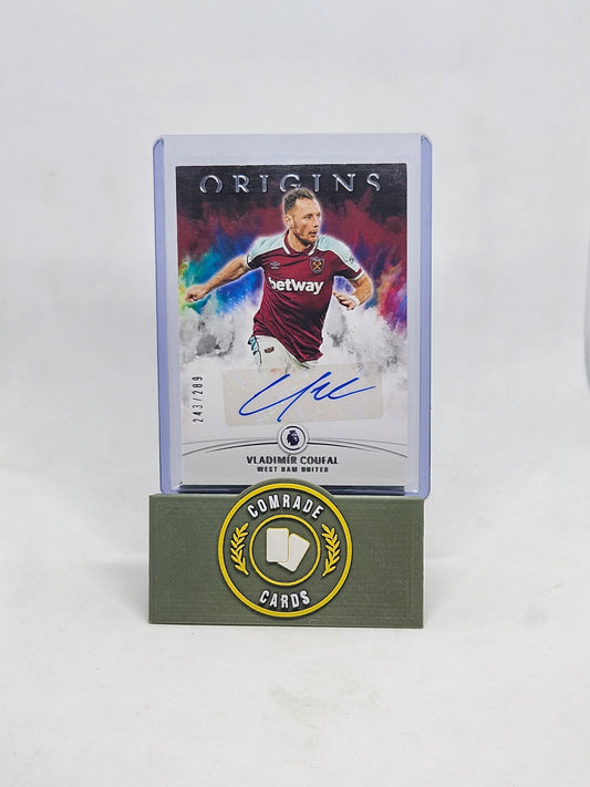 Vladimir Coufal (West Ham) 243/289 Autographed Card Chronicles 2021-2022