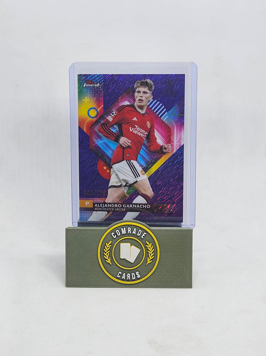 Alejandro Garnacho (Man United) 006/199 Topps Finest 2023-2024