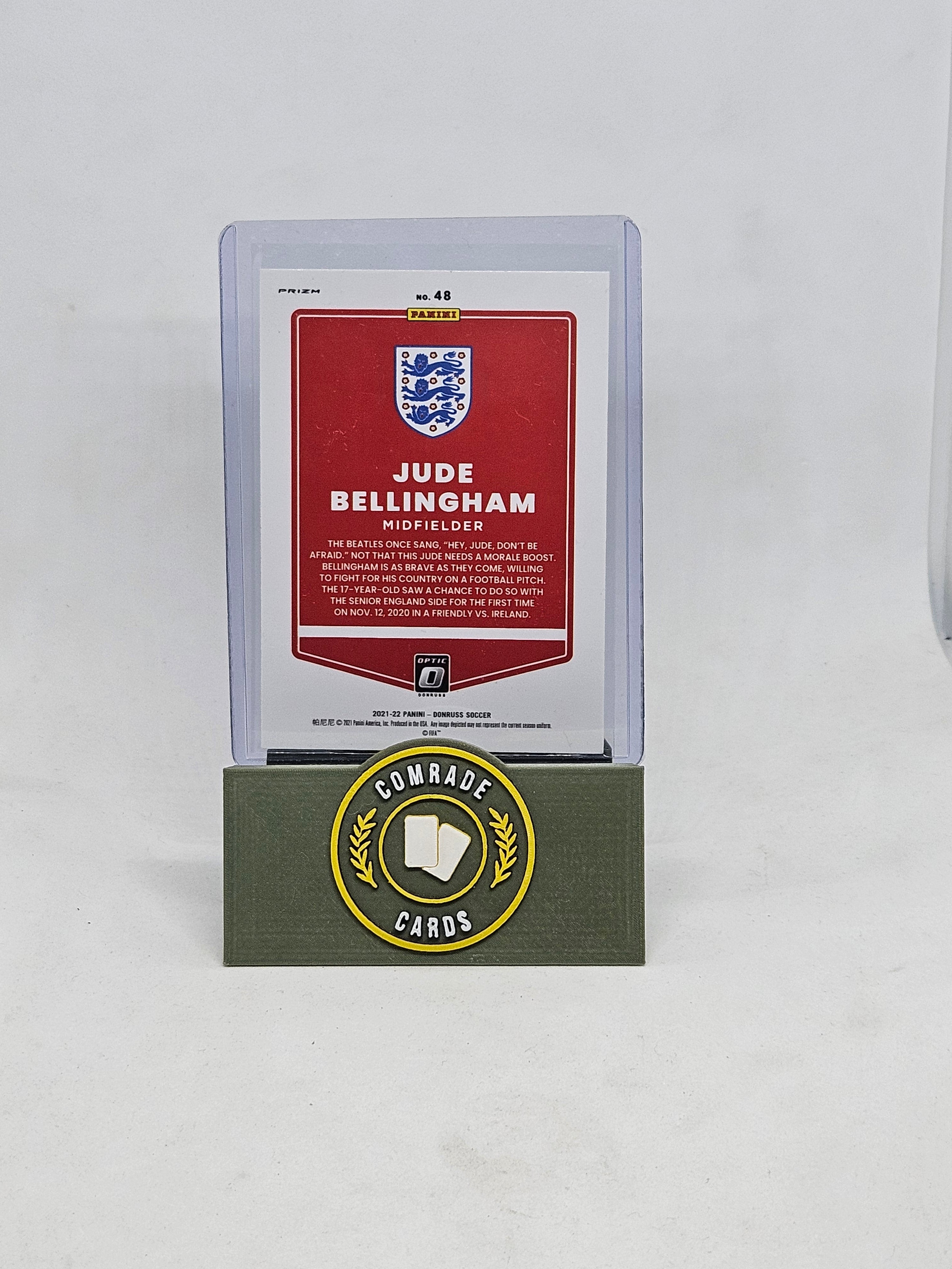 Jude Bellingham (England) Silver Optic Parallel Donruss Road To World Cup 21/22