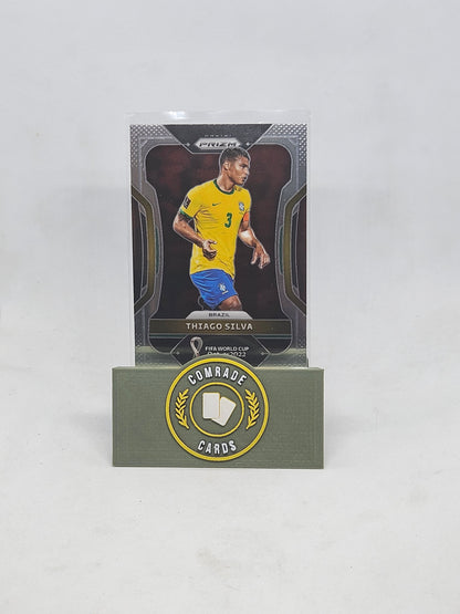 Thiago Silva (Brazil) Base Prizm World Cup Qatar 2022