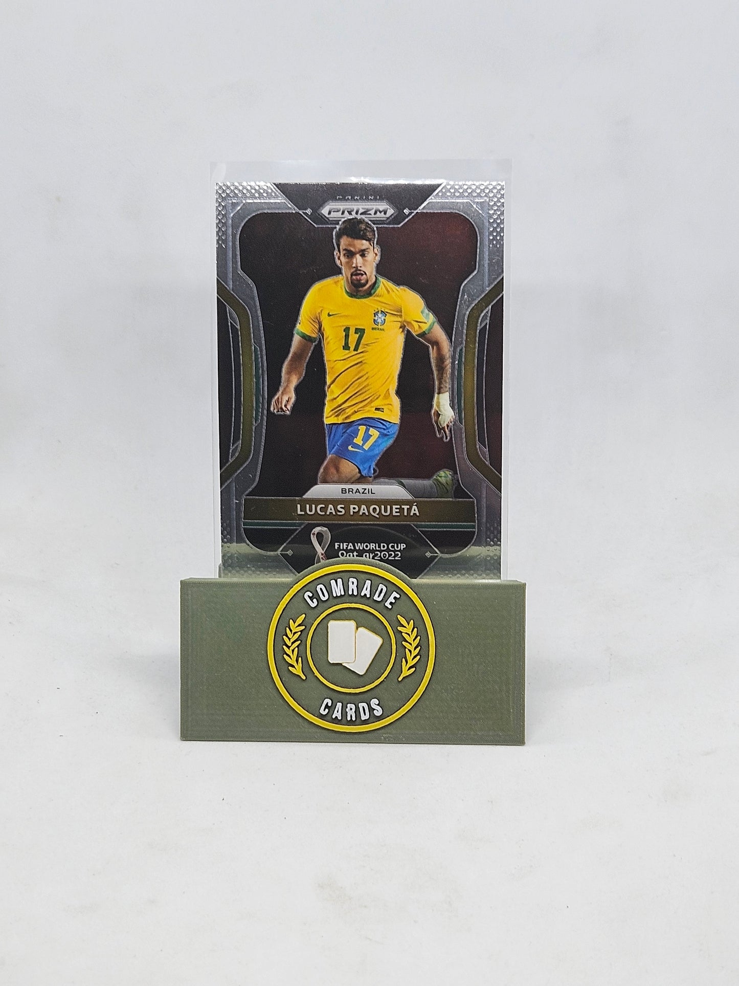 Lucas Paqueta (Brazil) Base Prizm World Cup Qatar 2022