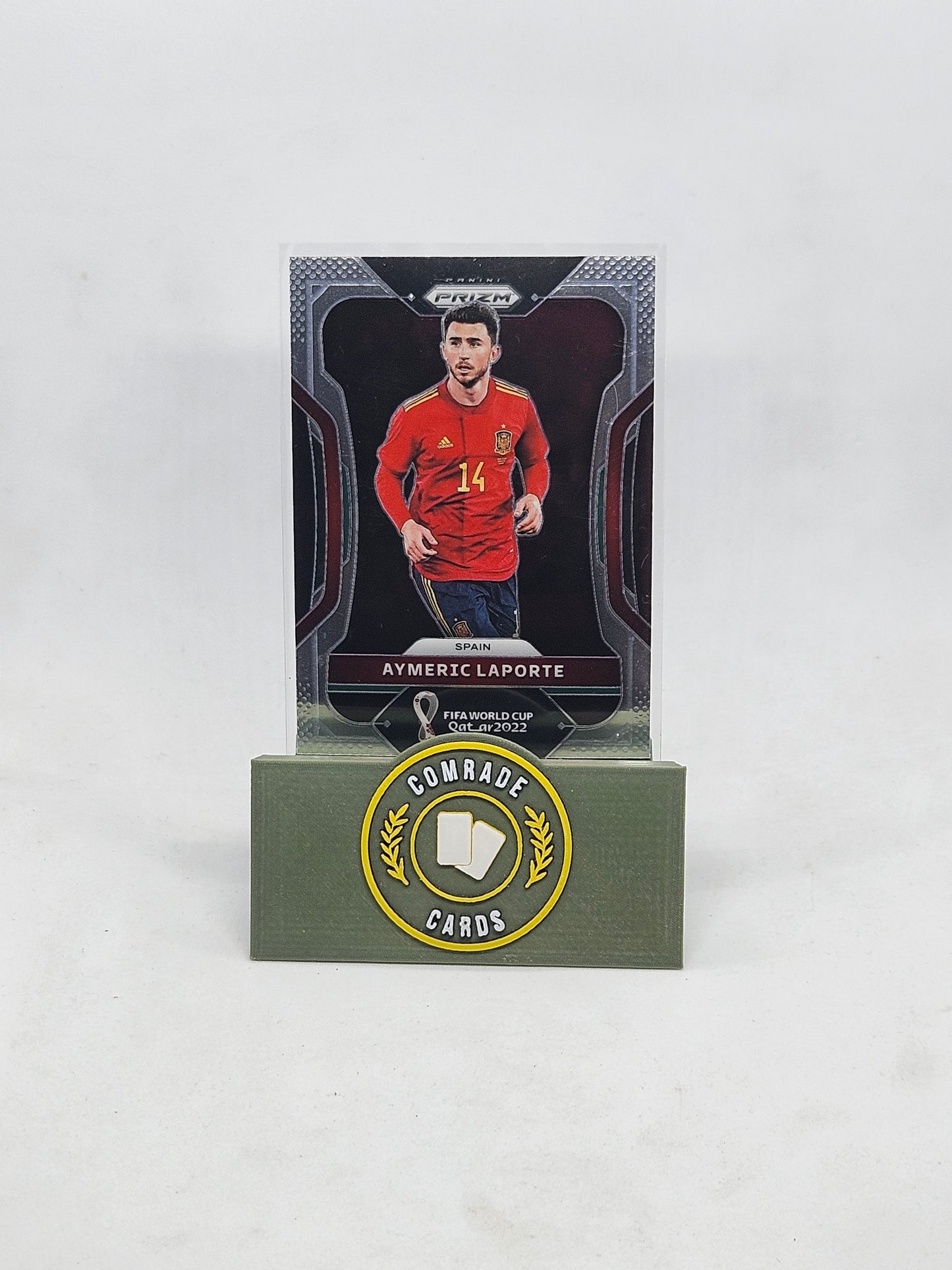 Aymeric Laporte (Spain) Base Prizm World Cup Qatar 2022