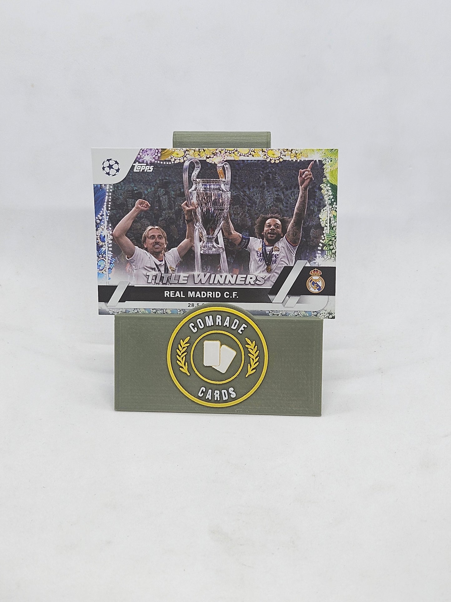 #125 Real Madrid C.F. - Title Winners Base Topps Carnaval 2022-2023