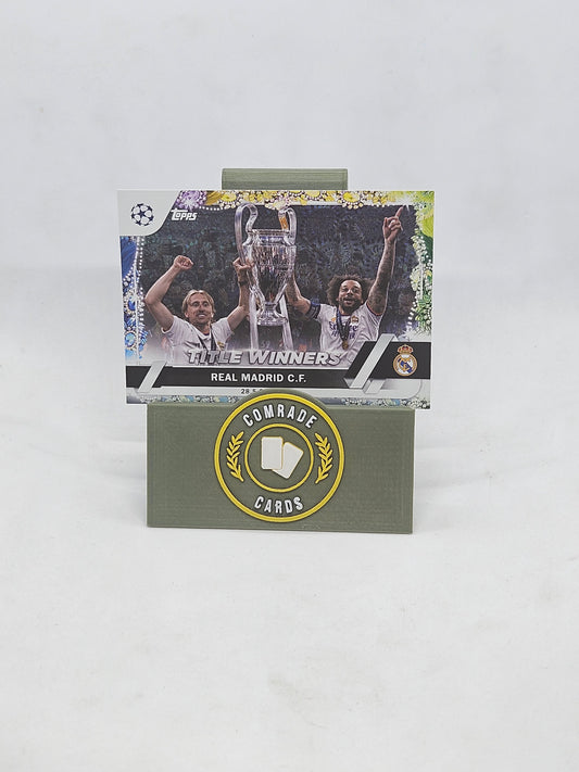 #125 Real Madrid C.F. - Title Winners Base Topps Carnaval 2022-2023