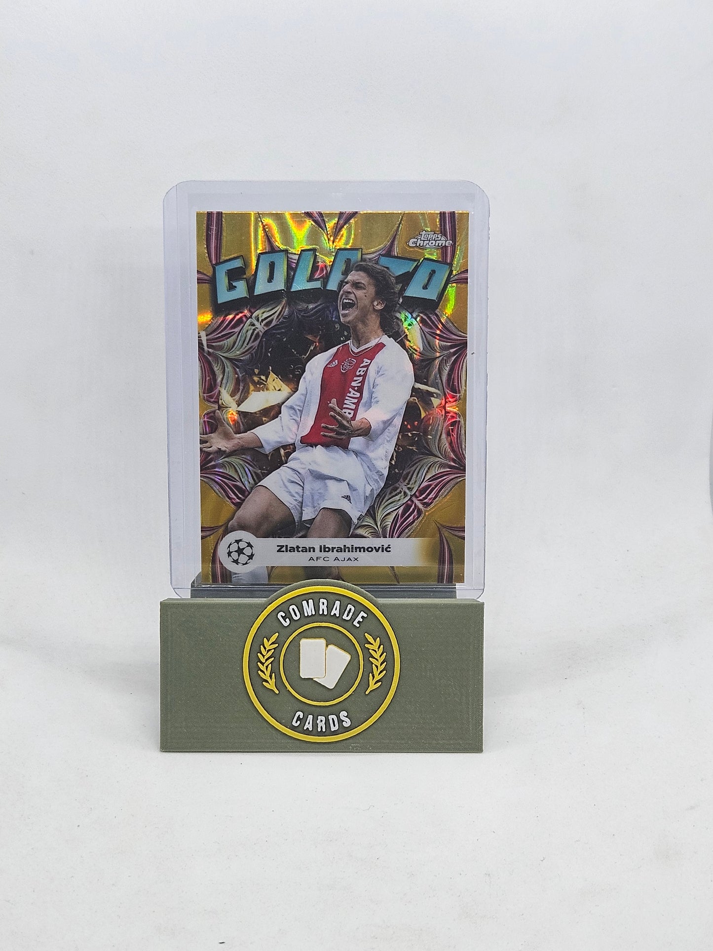 Zlatan Ibrahimovic (Ajax) Golazo Gold Lava SSP Parallel Topps Chrome 2023-2024