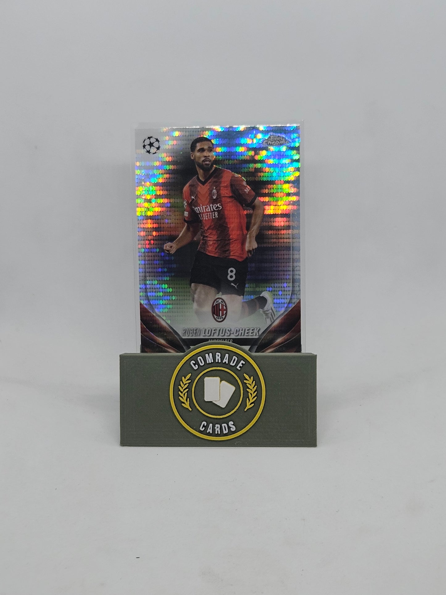 Ruben Loftus-Cheek (AC Milan) Pulsar Parallel Topps Chrome 2023-2024