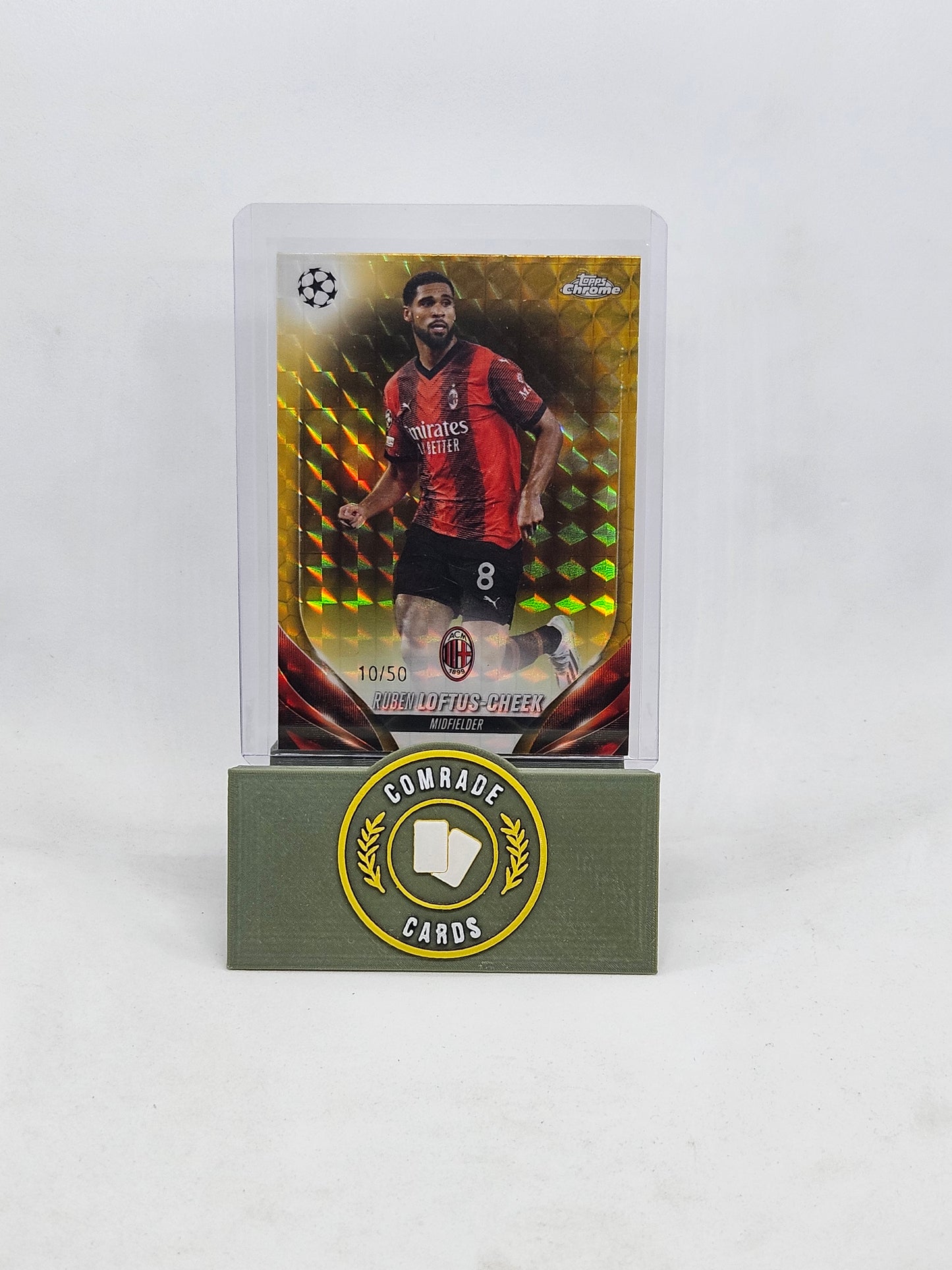 Ruben Loftus-Cheek (AC Milan) 10/50 Topps Chrome 2023-2024