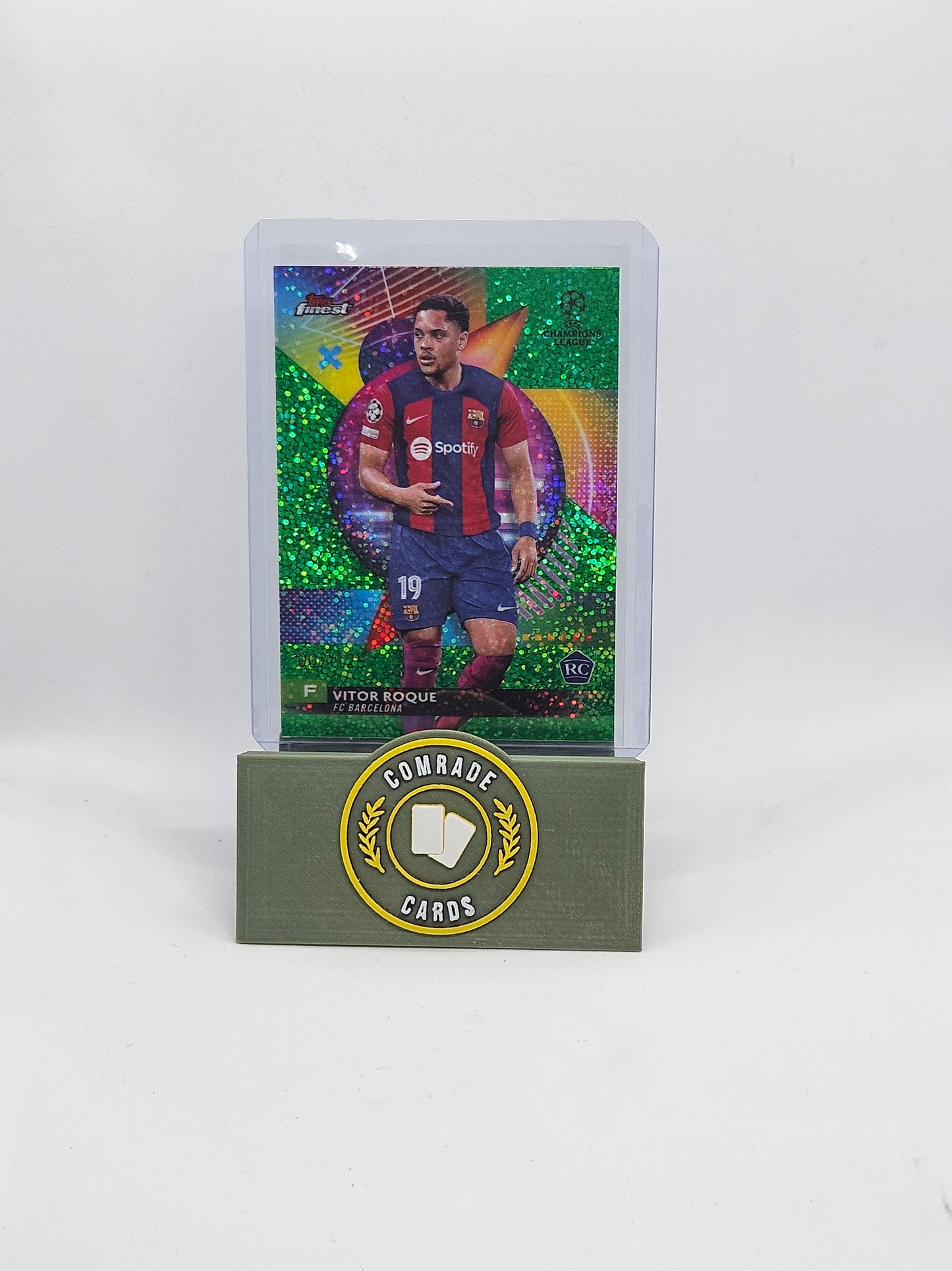 Victor Roque (Barcelona) 007/125 Topps Finest 2023-2024