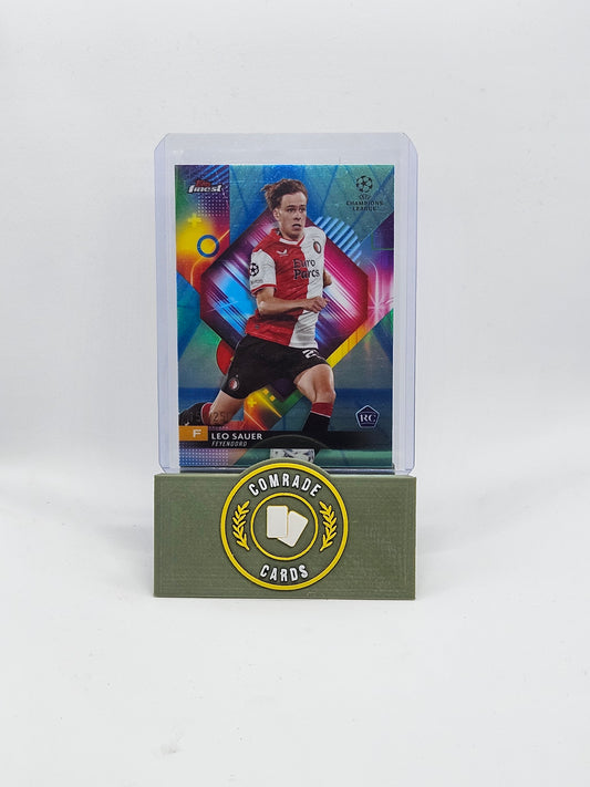 Leo Sauer (Feyenoord) 154/250 Topps Finest 2023-2024