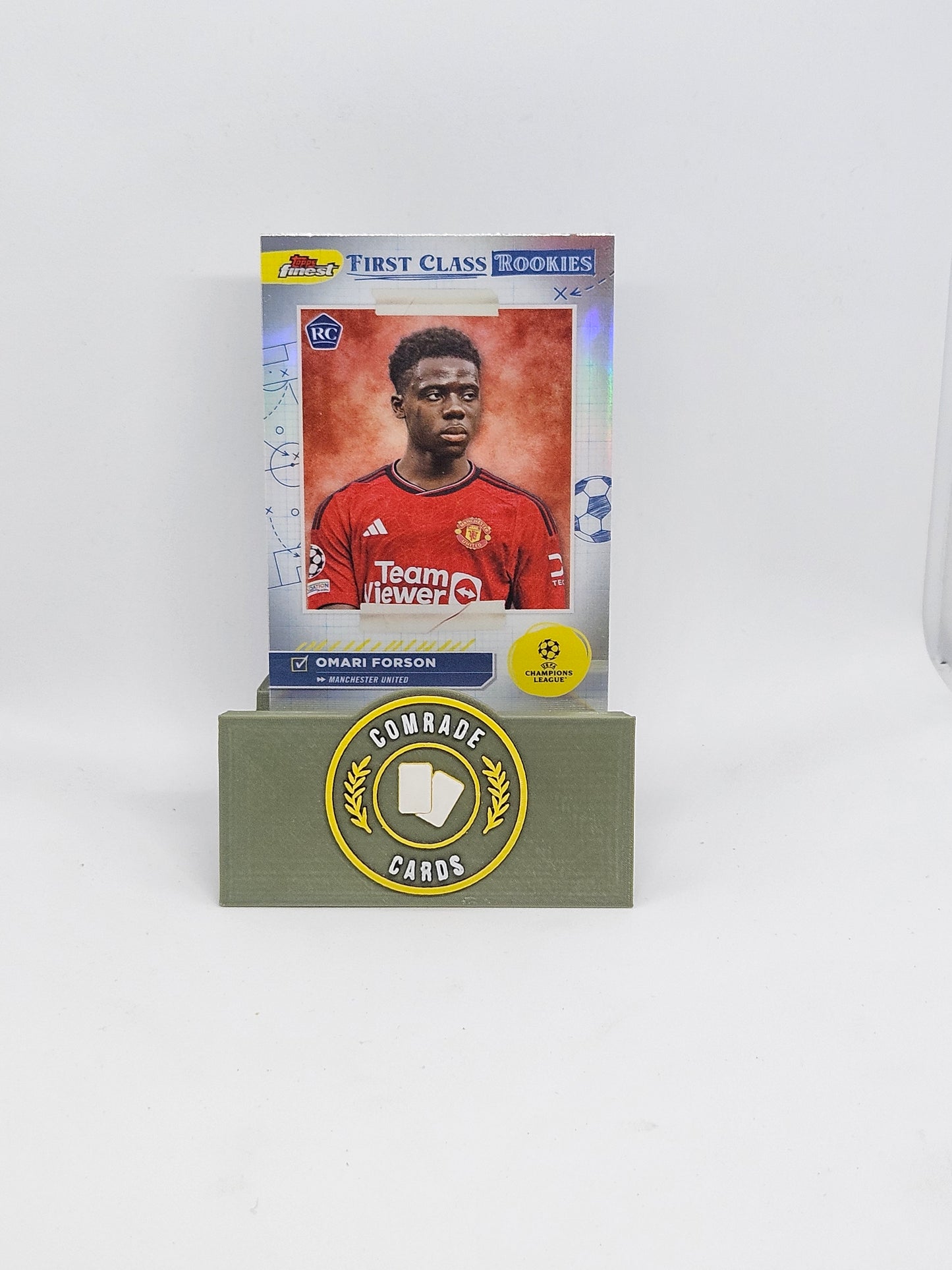 Omari Forson (Man United) First Class Rookies Insert Topps Finest 2023-2024