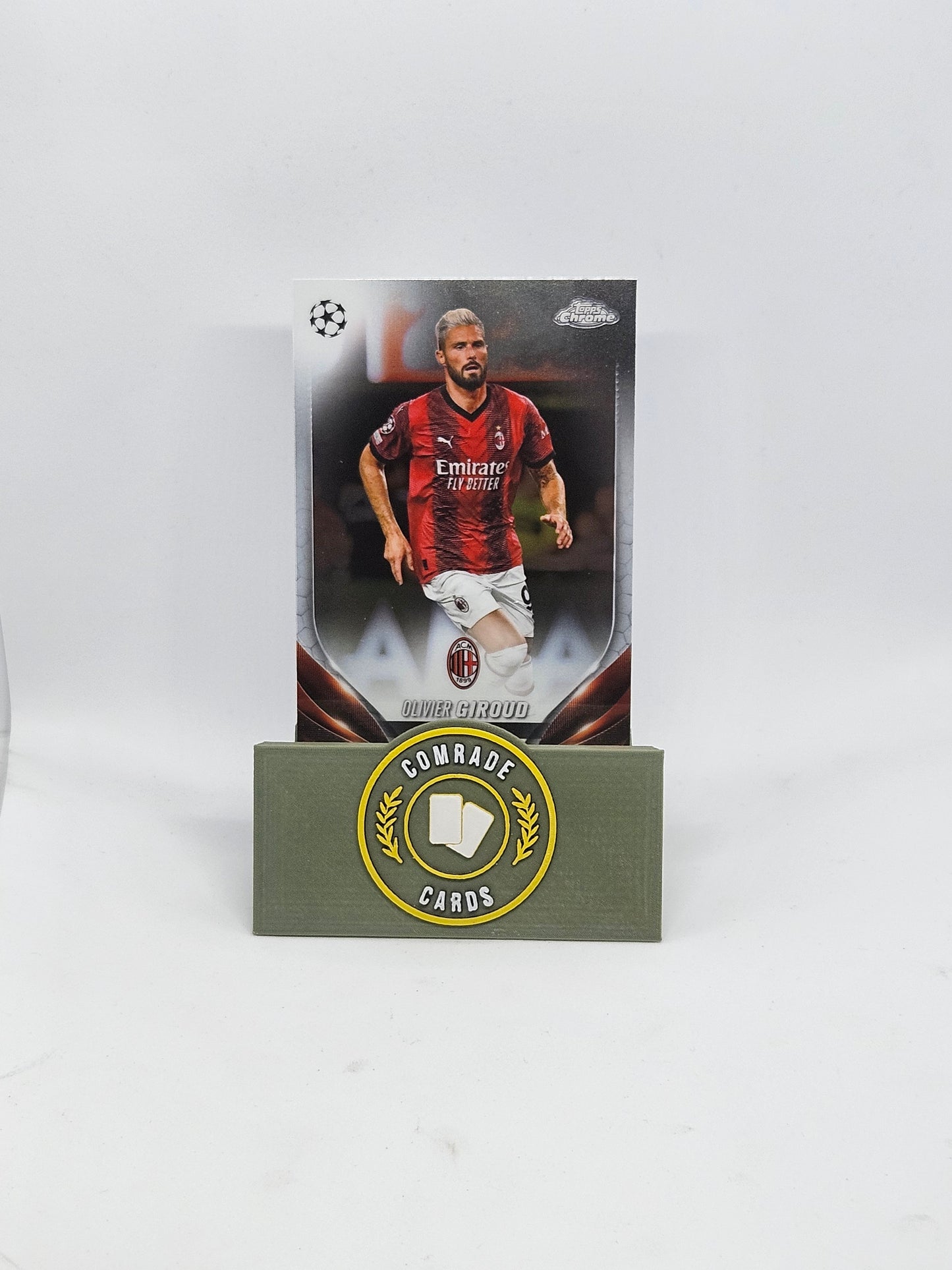 Oliver Giroud (AC Milan) Base Topps Chrome 2023-2024