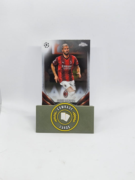 Oliver Giroud (AC Milan) Base Topps Chrome 2023-2024