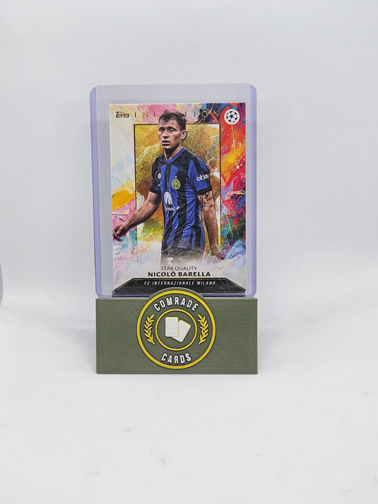 Nicolo Barella (Inter Milan) Base Topps Inception 2023-2024