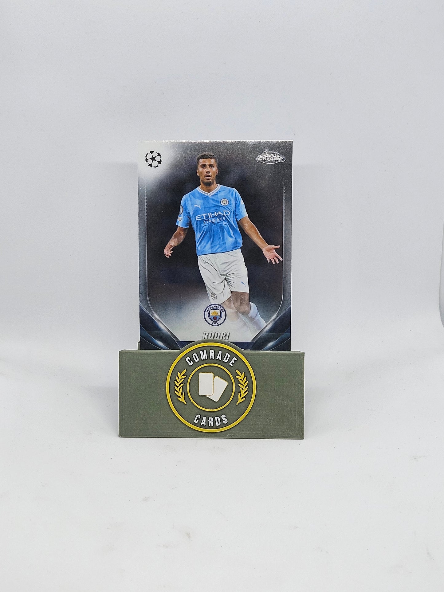 Rodri (Man City) Base Topps Chrome 2023-2024