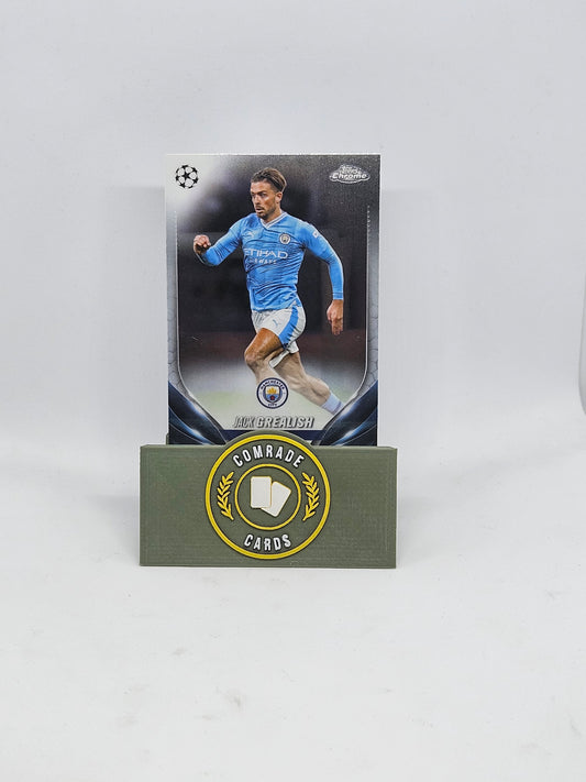 Jack Grealish (Man City) Base Topps Chrome 2023-2024