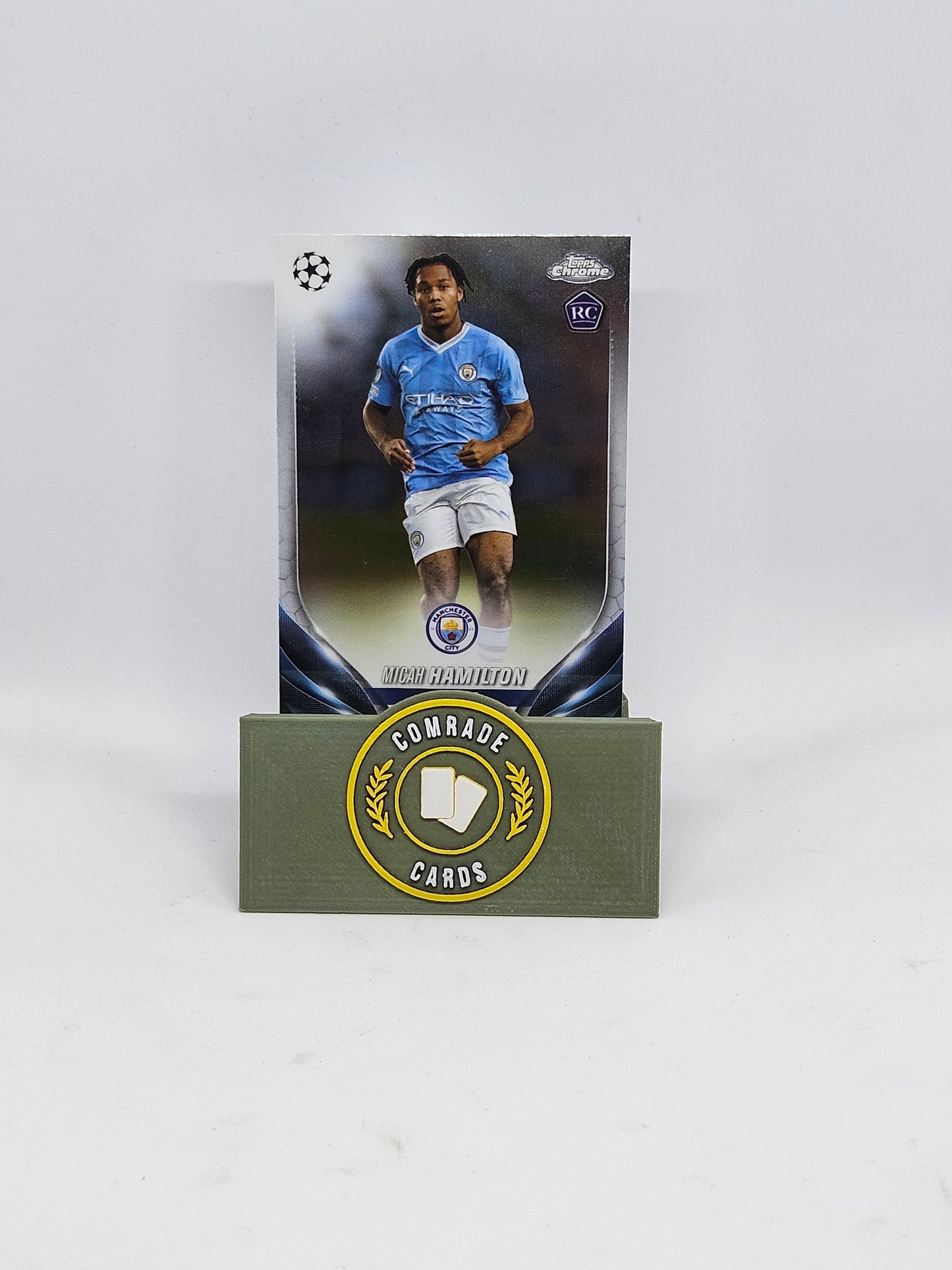 Micah Hamilton (Man City) Base Topps Chrome 2023-2024