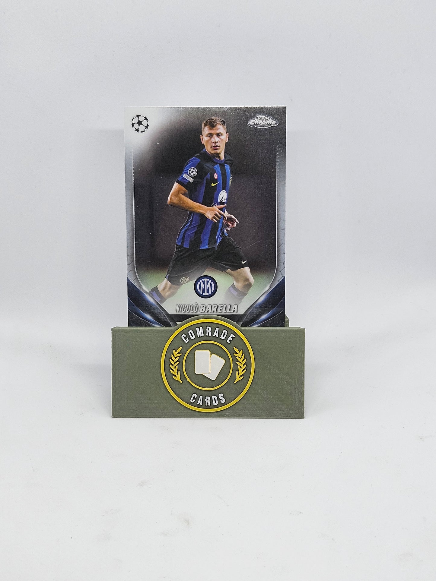 Nicolo Barella (Inter Milan) Base Topps Chrome 2023-2024