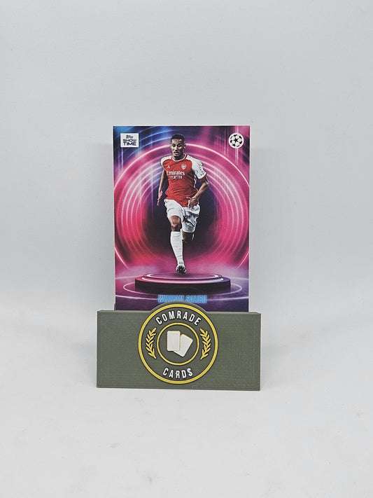 William Saliba (Arsenal) Base Topps Impact 2023-2024