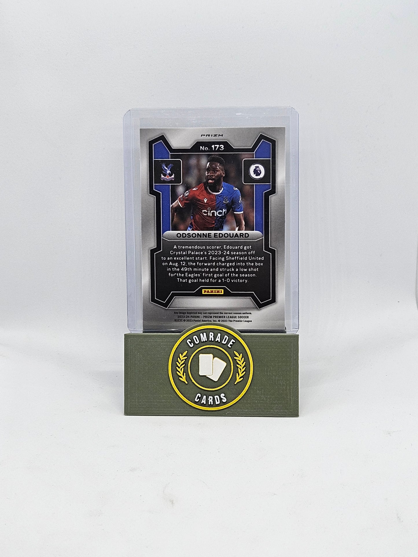 Odsonne Edouard (Crystal Palace) Snakeskin Parallel Prizm 2023-2024