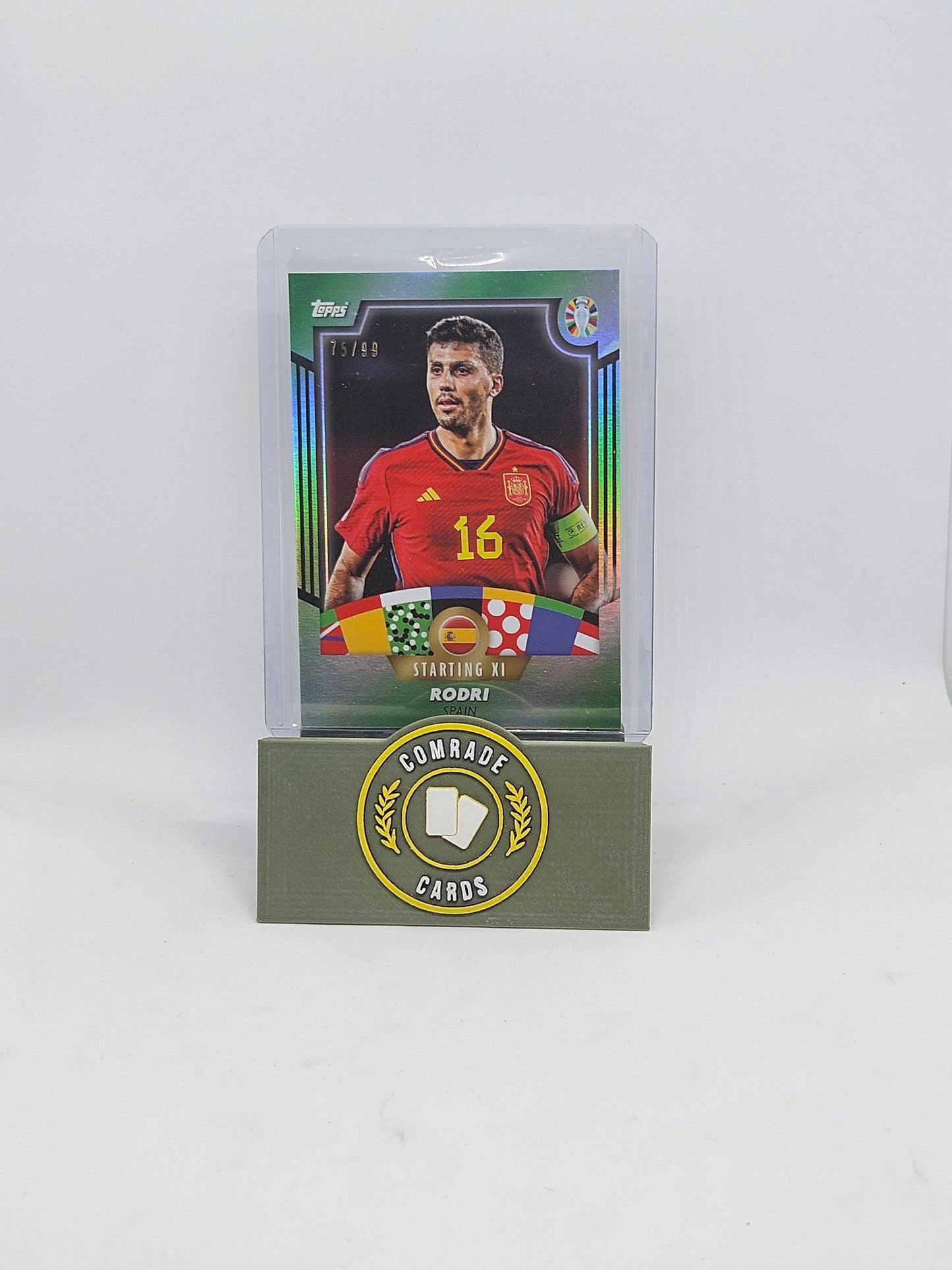 Rodri (Spain) 75/99 Topps Uefa Euro 2024