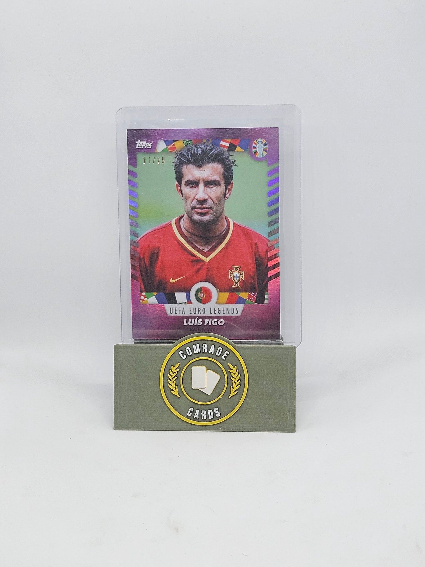 Luis Figo (Portugal) 11/25 Topps Uefa Euro 2024