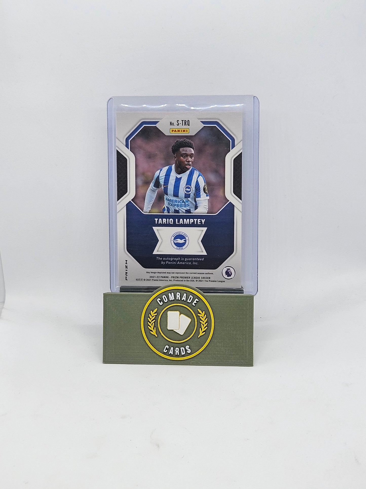 Tariq Lamptey (Brighton) Autographed Card Prizm Premier League 2021-2022