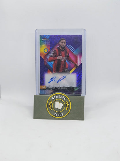 Ruben Loftus-Cheek (AC Milan) 180/199 Autographed Card Topps Finest 2023-2024