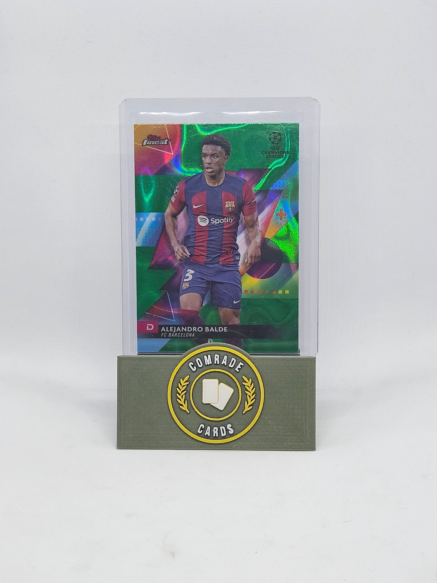 Alejandro Balde (Barcelona) 41/99 Topps Finest 2023-2024