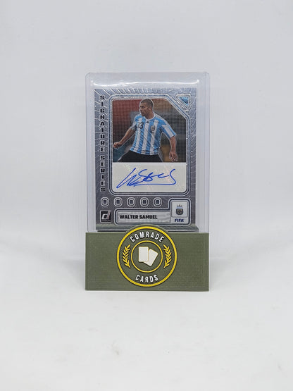 Walter Samuel (Argentina) Autographed Card Donruss 2023-2024