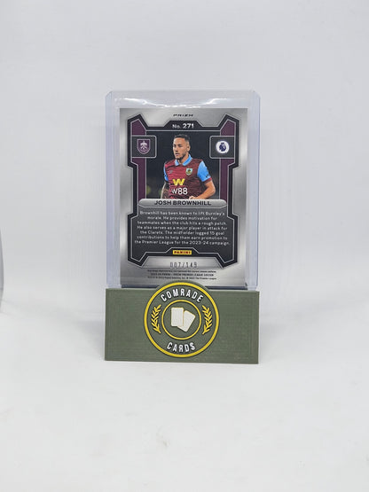 Josh Brownhill (Burnley) 007/149 Prizm Premier League 2023-2024