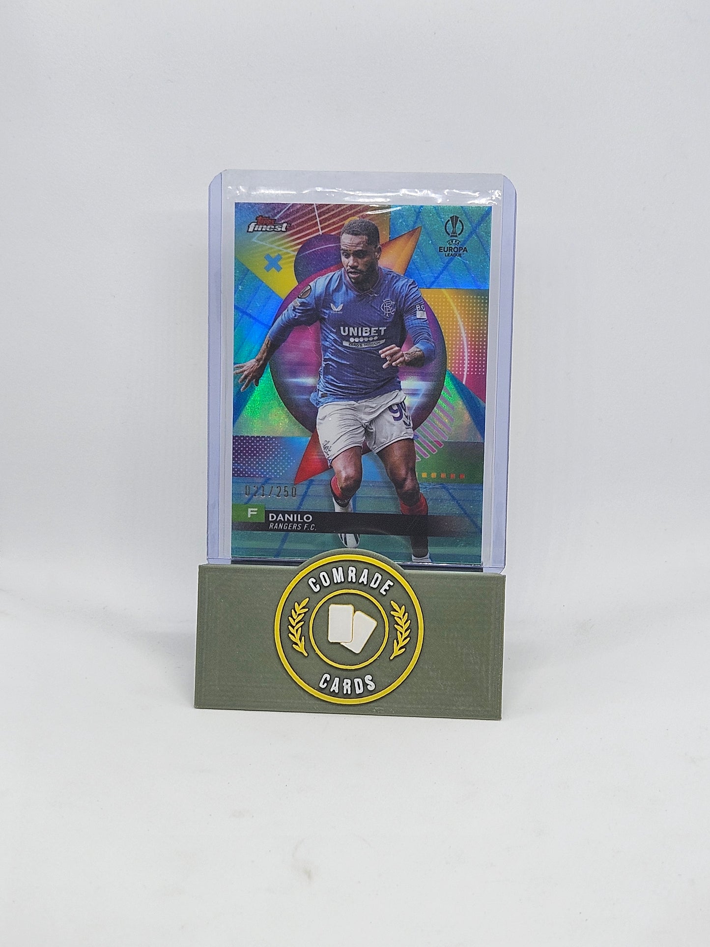 Danilo (Rangers) 021/250 Topps Finest 2023-2024