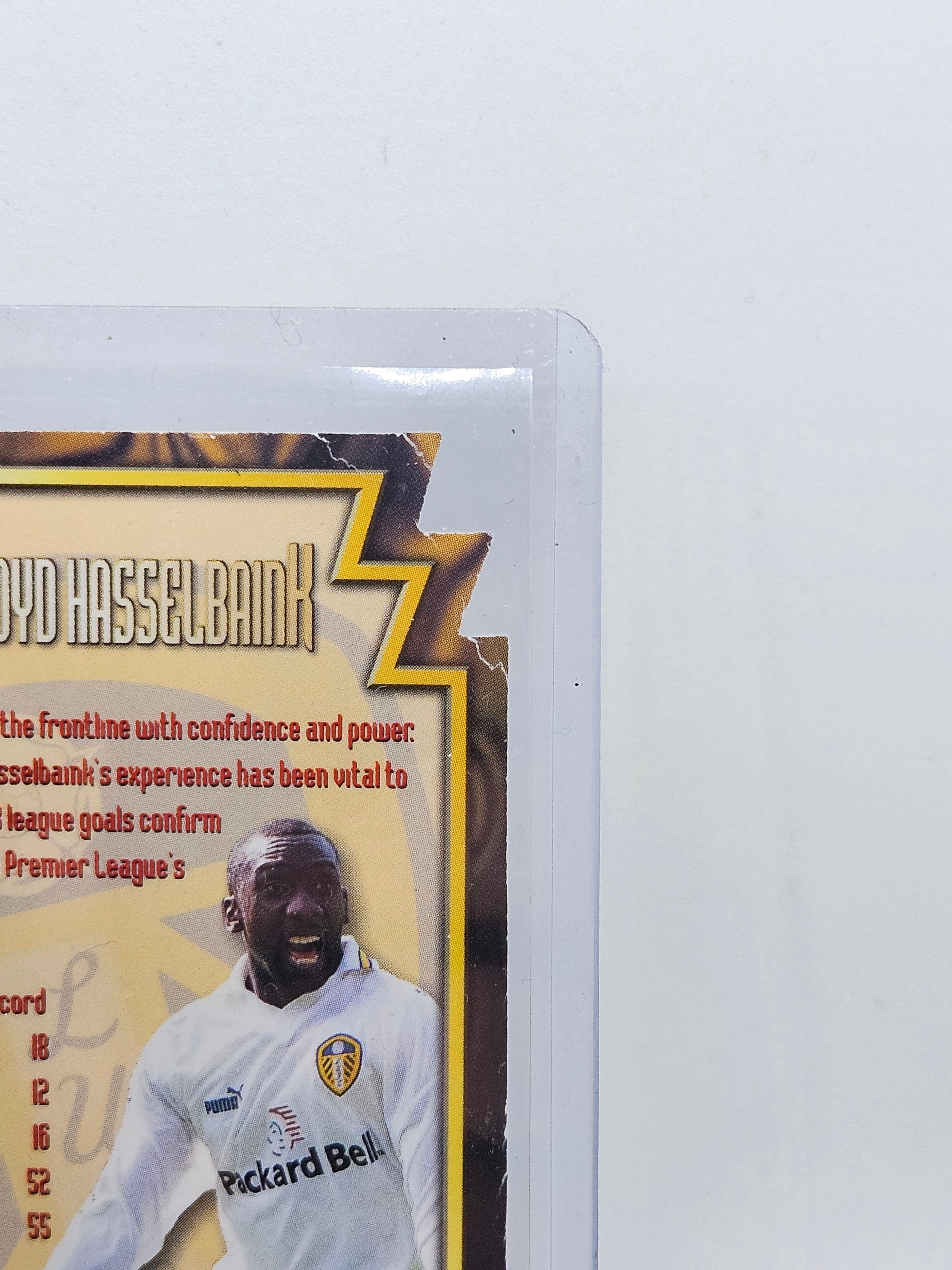 Jimmy Floyd Hasselbaink (Leeds) Box Hit Merlin 2000 (Damaged)