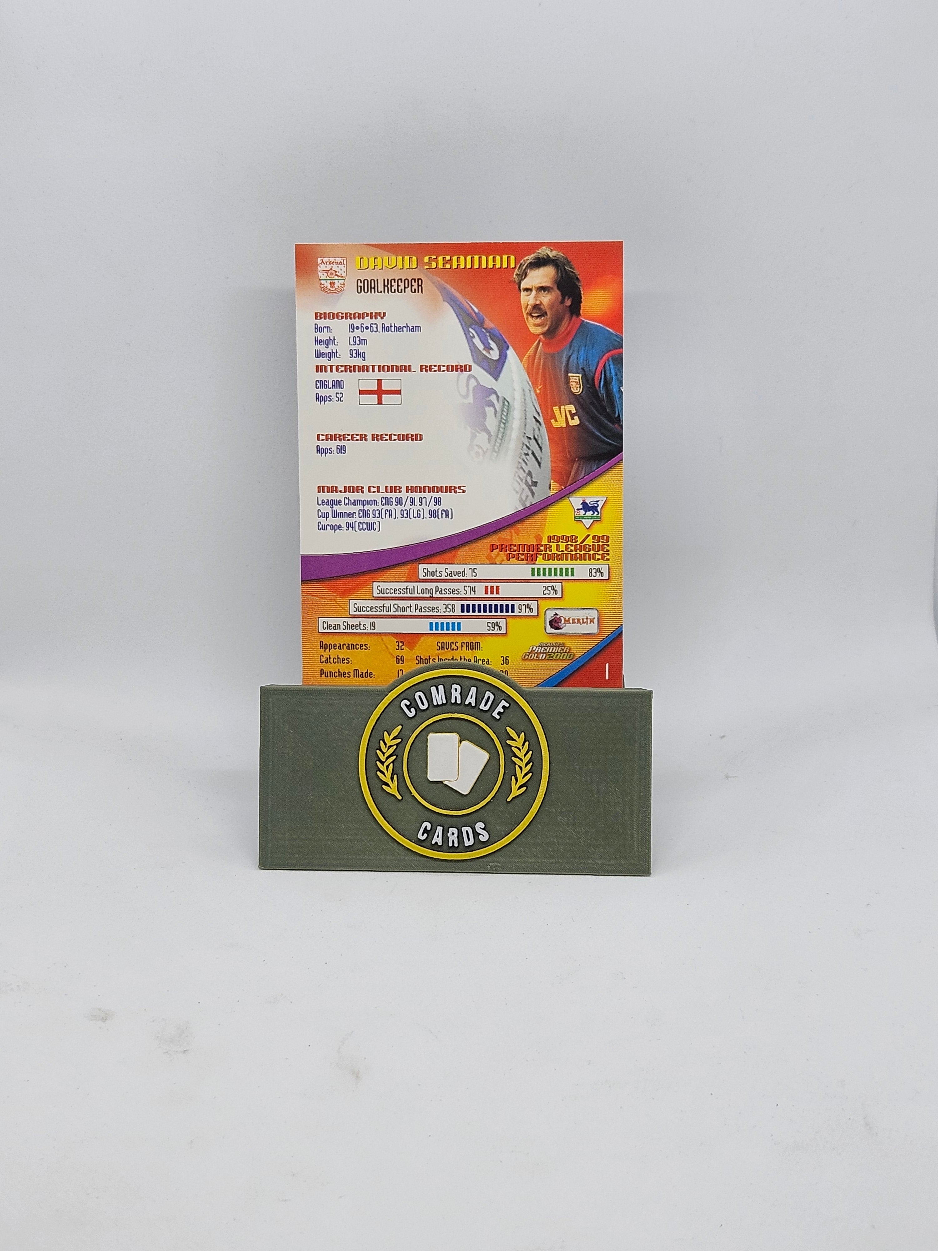 David Seaman (Arsenal) Base Merlin Gold 2000