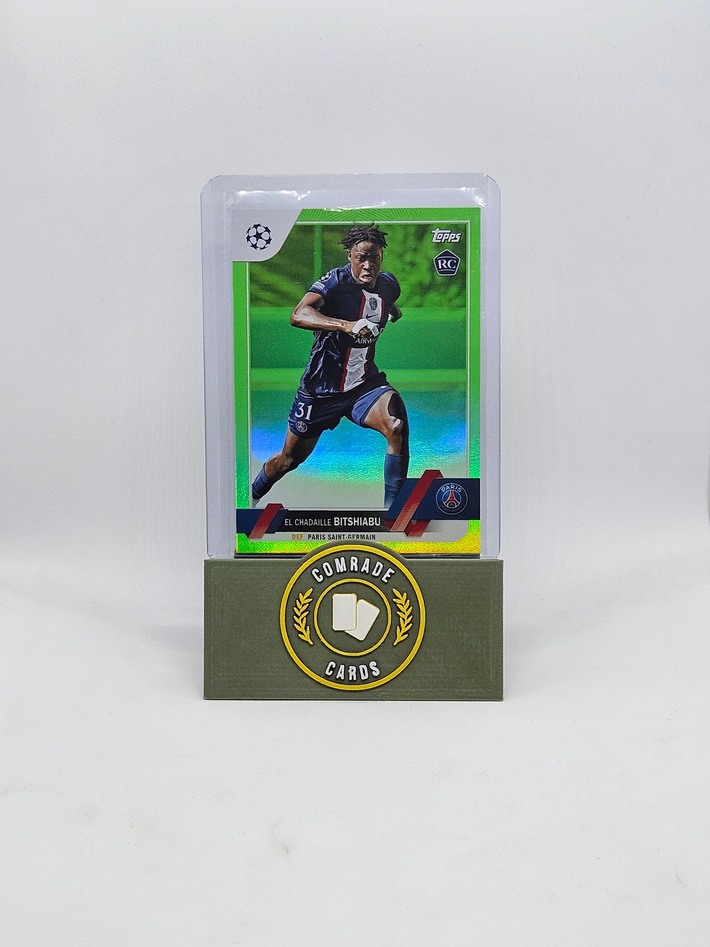 El Chadaille Bitshiabu (PSG) 151/199 Topps UCC 2022-2023