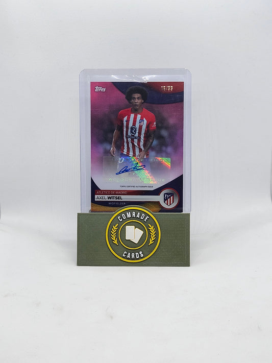 Axel Witsel (Athletico Madrid)16/99 Auto Topps Athletico Madrid Set 23/24