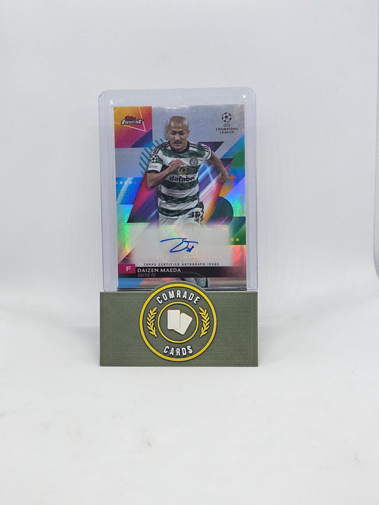 Daizen Maeda (Celtic) Autographed Card Topps Finest 2023-2024