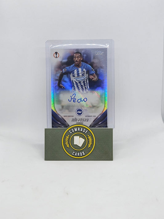 Joao Pedro (Brighton) Autographed Card Topps UCC 2023-2024