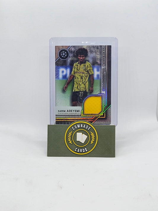 Karim Adeyemi (Dortmund) 231/299 Patch Topps Museum 2023-2024