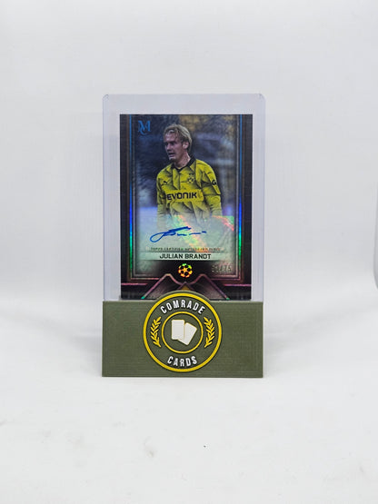 Julian Brandt (Dortmund) 53/75 Autographed Card Topps Museum 2023-2024