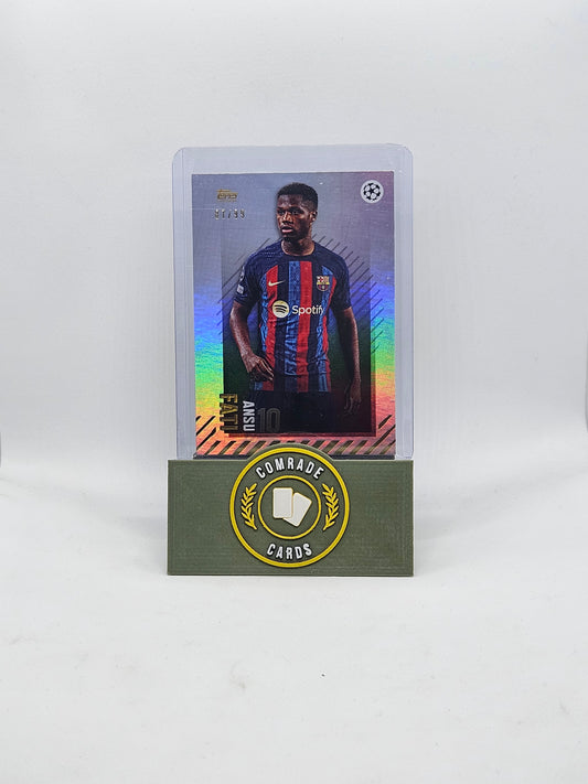 Ansu Fati (Barcelona) 87/99 Topps Gold 2022-2023