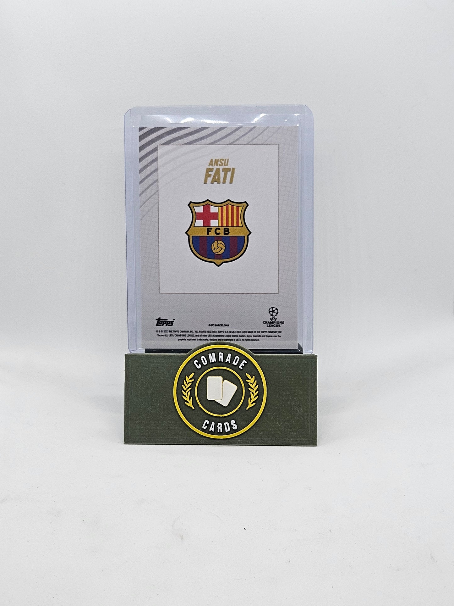 Ansu Fati (Barcelona) 87/99 Topps Gold 2022-2023