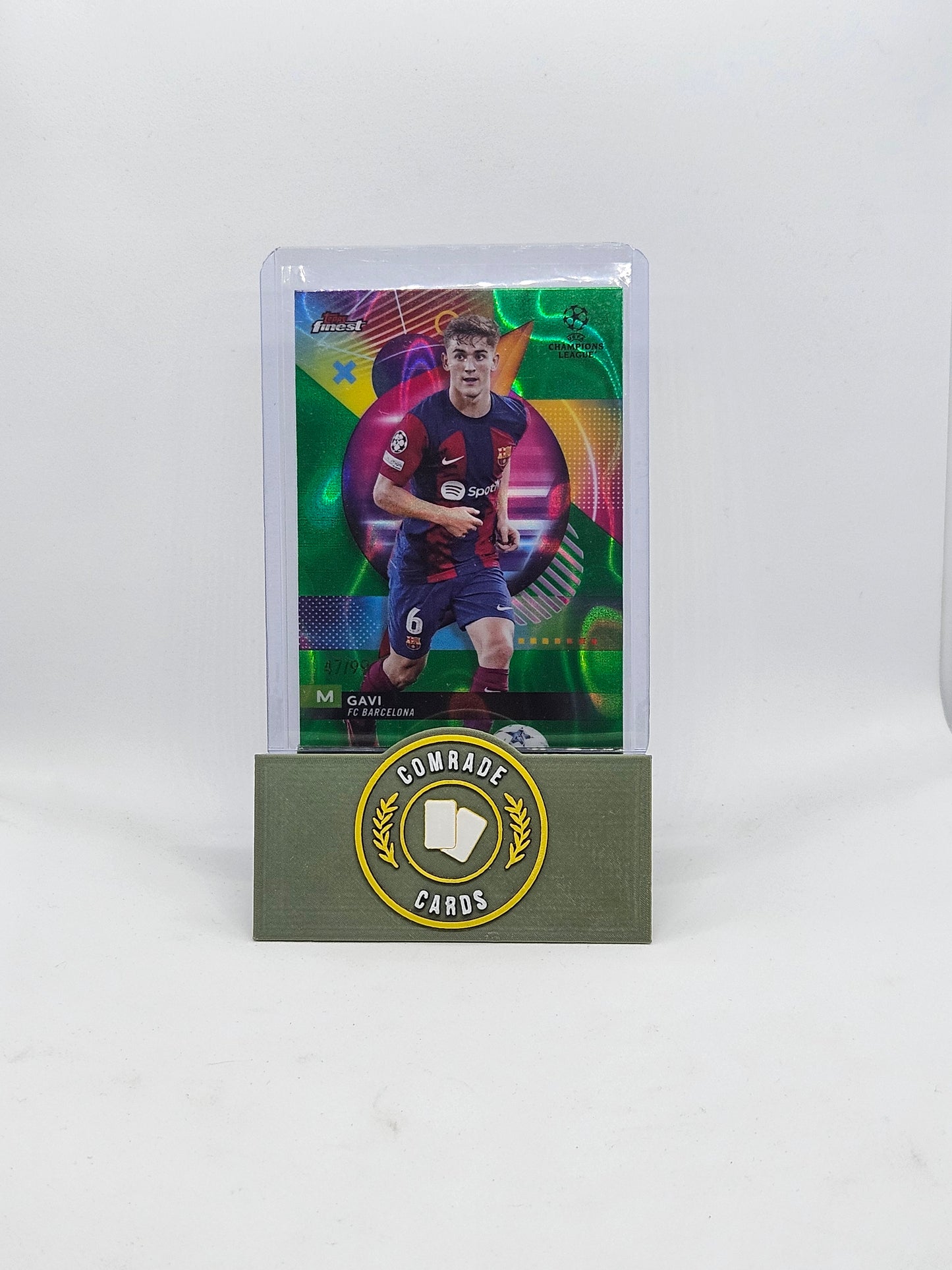 Gavi (Barcelona) 47/99 Topps Finest 2023-2024