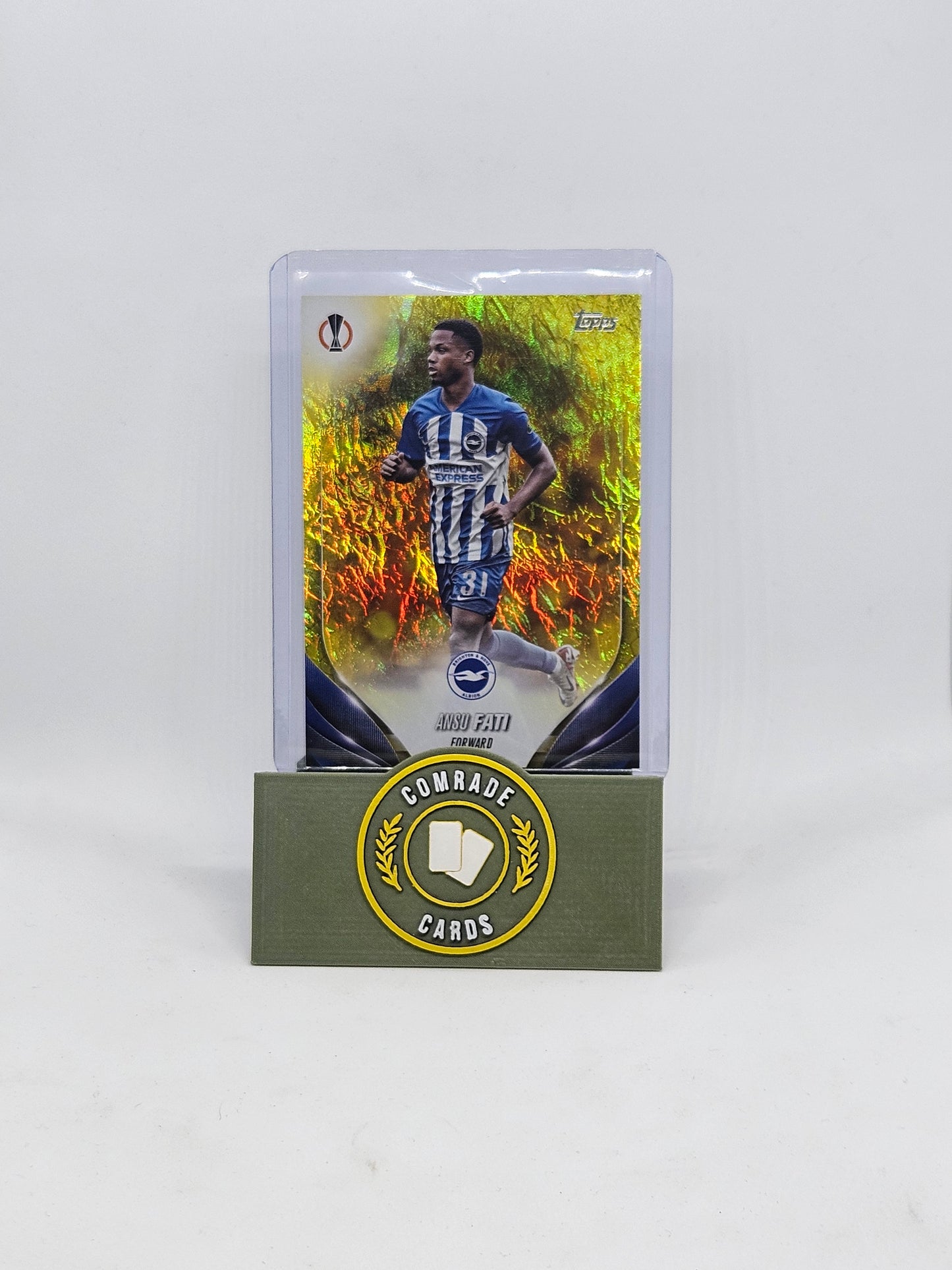 Ansu Fati (Brighton) 25/50 Topps Jade UCC 2023-2024