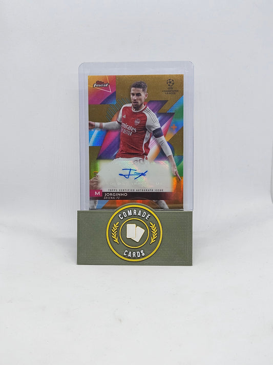 Jorginho (Arsenal) 23/50 Autographed Card Topps Finest 2023-2024