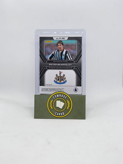 Peter Beardsley (Newcastle) Autographed Card Prizm Premier League 2023-2024