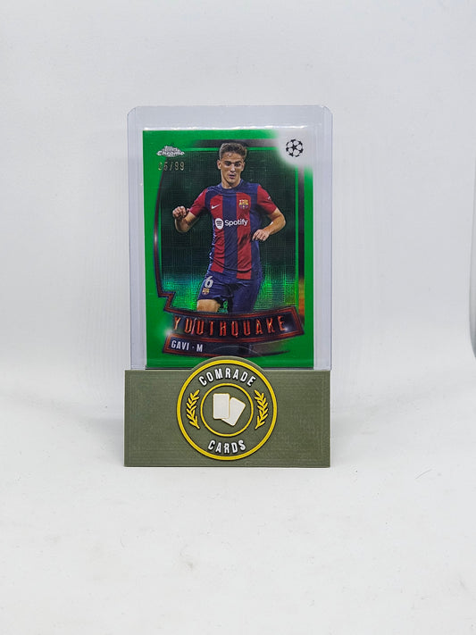 Gavi (Barcelona) 65/99 Youthquake Topps Chrome 2023-2024